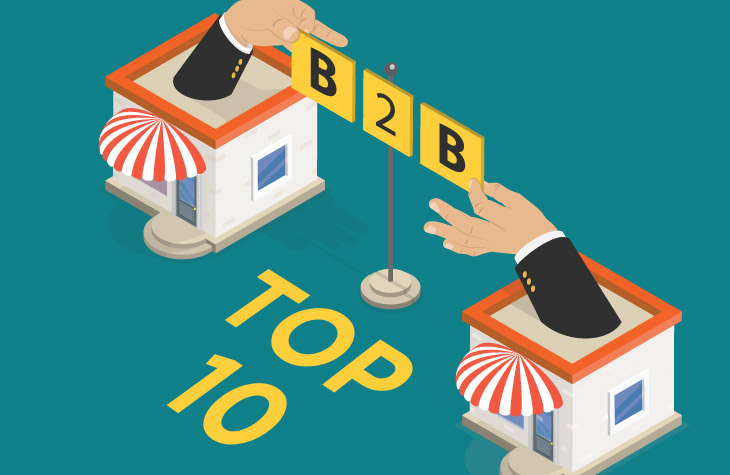 Top 10 B2B eCommerce Platforms for 2019 (Source: Namogoo.com)