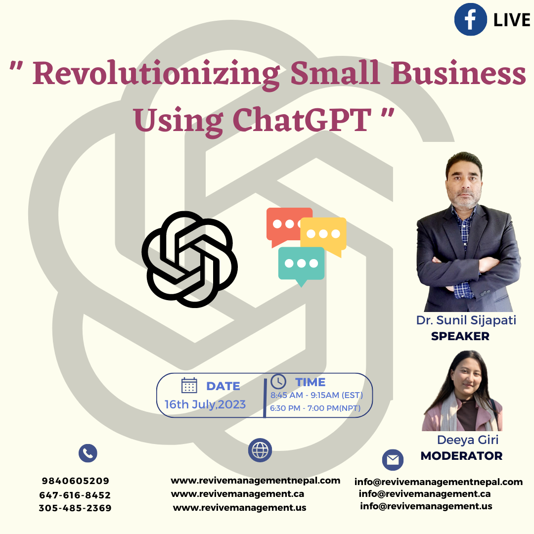 Revolutionizing Small Business Using ChatGPT